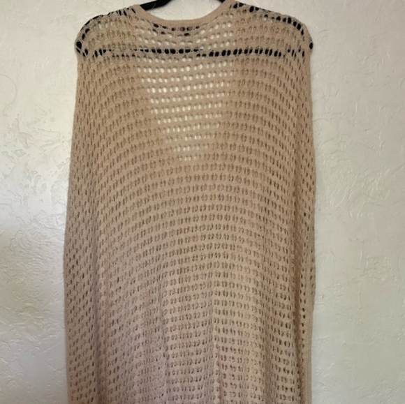 Jeanne Pierre V Neck 100% Cotton Crochet Cover Up - Picture 9 of 12